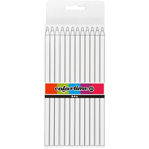 Colortime Farveblyanter, L: 17 cm, mine 3 mm, pink, 12 stk./ 1 pk.