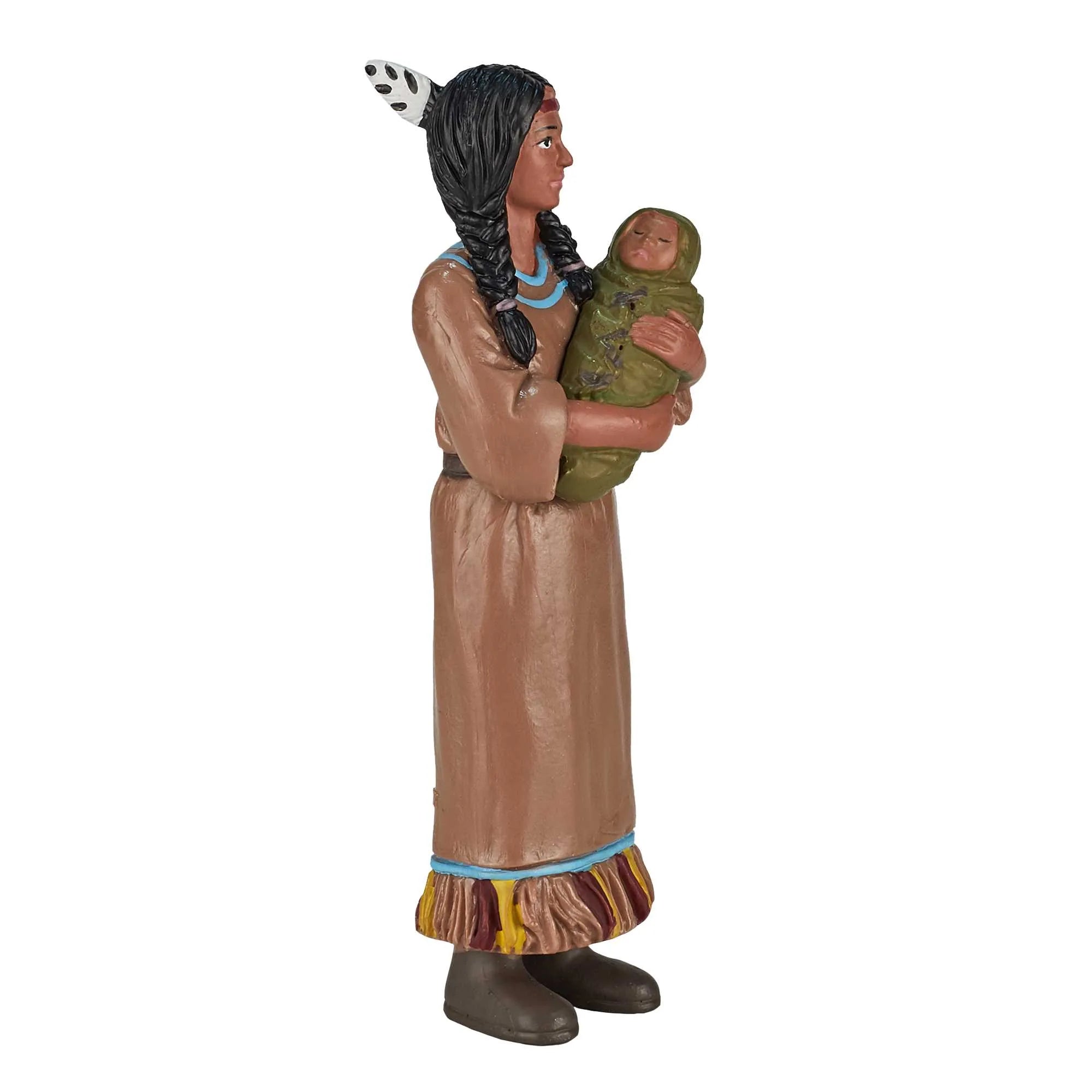Mojo Indianer Kvinde med Baby
