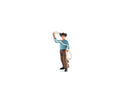 Cowboyfigur med lasso 3,5x5x8,5 cm, kunststof, fra 3 år – Mojo
