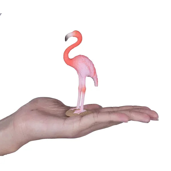 Amerikansk flamingo mini figur 6.7 cm kunststof til børn 3+ – Mojo