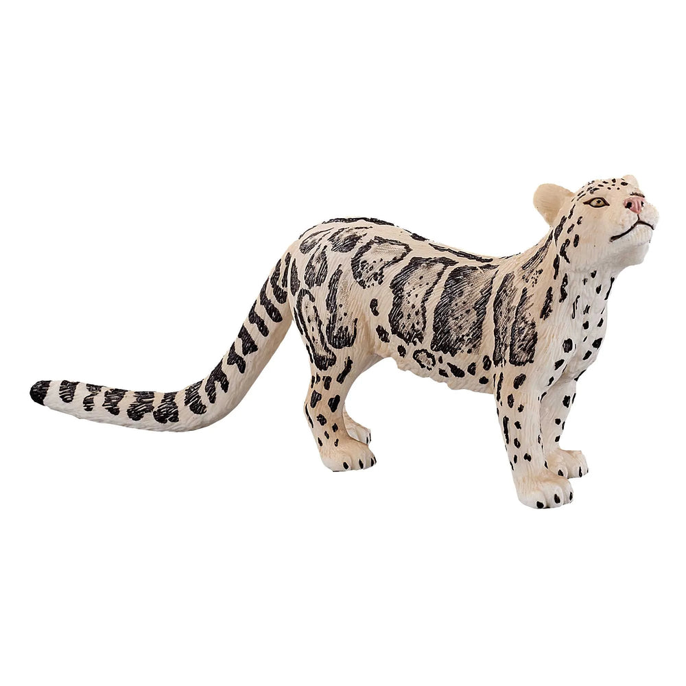 Lille Clouded Leopard legetøjsfigur 11,5 cm – realistisk plastikdyr til børn 3+ år, sikkerhedstestet, Mojo