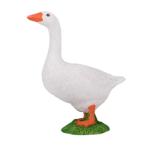 Hvid gås legetøjsfigur 8,6 cm – Mojo