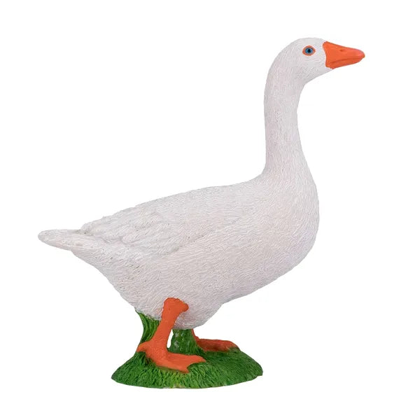 Hvid gås legetøjsfigur 8,6 cm – Mojo