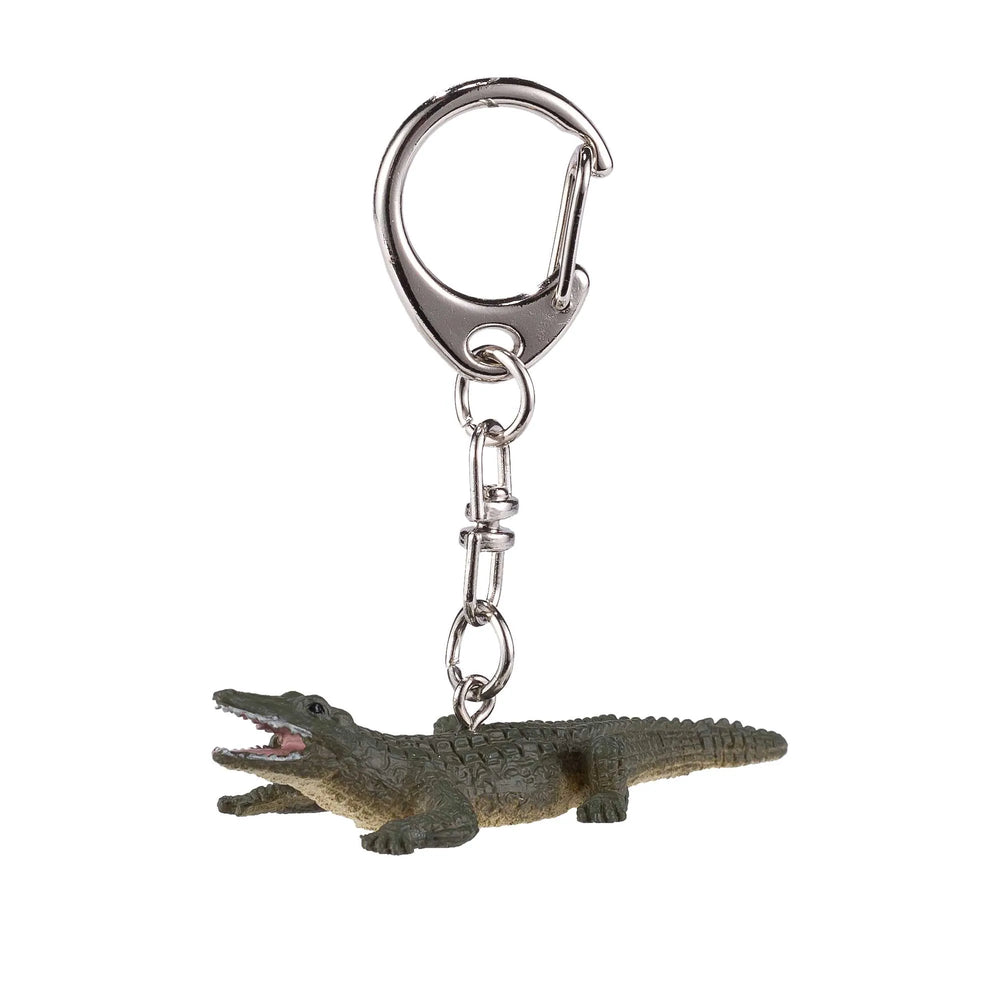 Nøglering krokodille figur 6,5 cm – pædagogisk legetøj til børn 3+ – Mojo