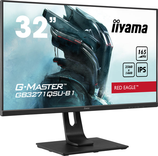 iiyama G-MASTER Red Eagle GB3271QSU-B1 32 IPS 2560 x 1440 (2K) HDMI DisplayPort 165Hz