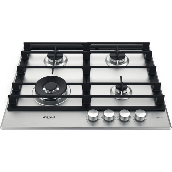 Whirlpool AKWL 628/IXL Rustfrit stål Indbygget 59 cm Gaskomfur 4 zone(s)
