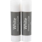 White Limstift , rund, 10 g, 2 stk./ 1 pk.