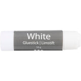 White Limstift , rund, 10 g, 2 stk./ 1 pk.