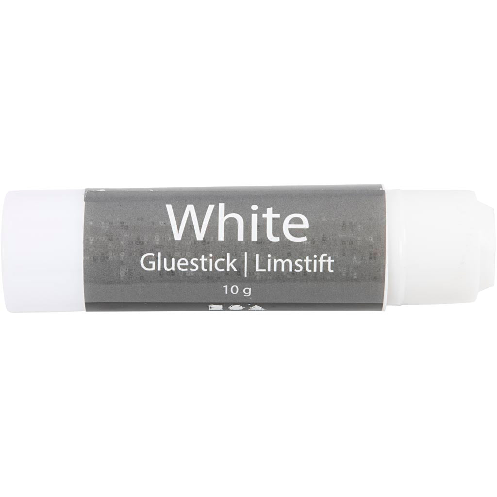White Limstift , rund, 10 g, 2 stk./ 1 pk.