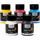 Creall Studio Akrylmaling, 5 x 500 ml, Ass. Farver