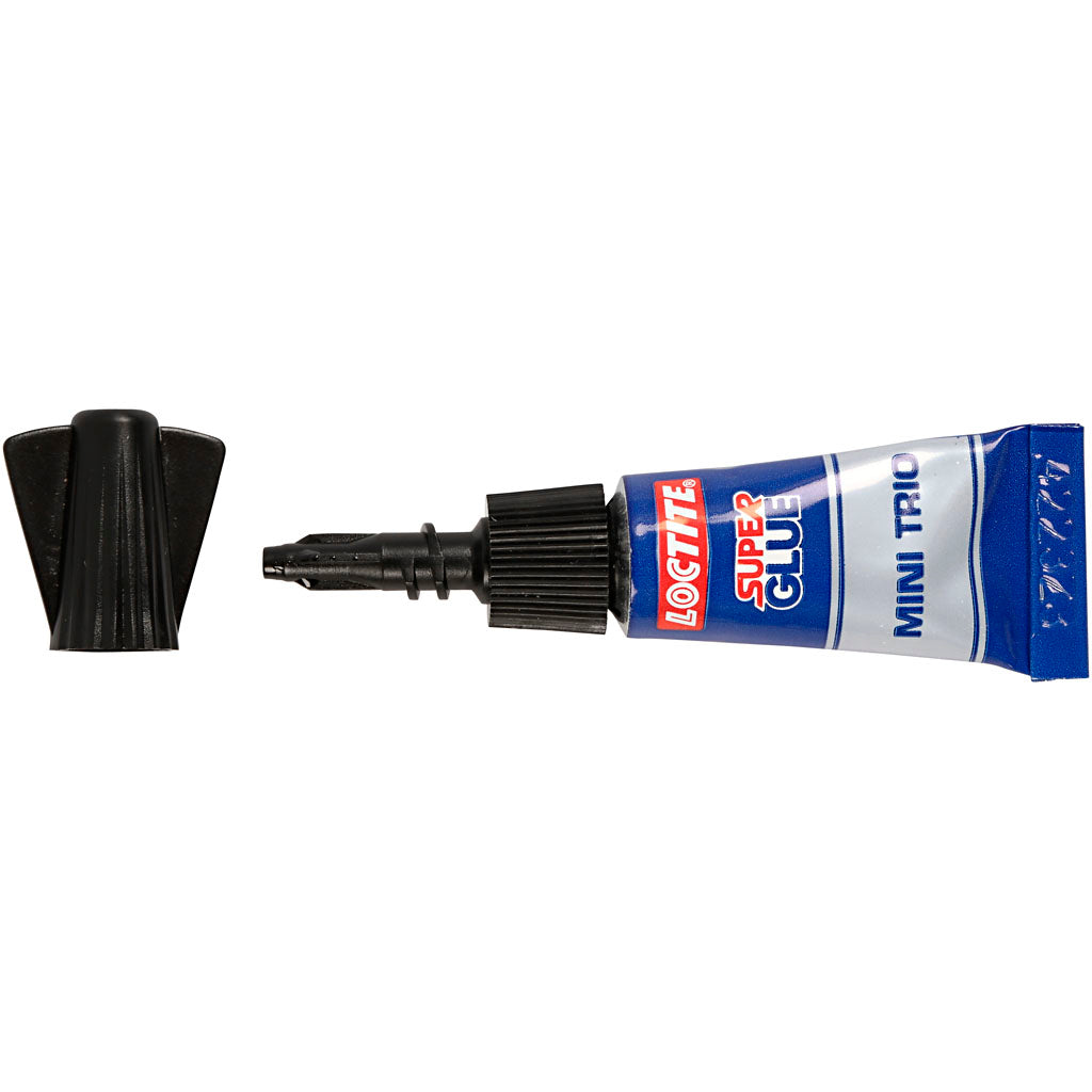 Loctite Super Glue - 3x1 g, stærk og alsidig lim