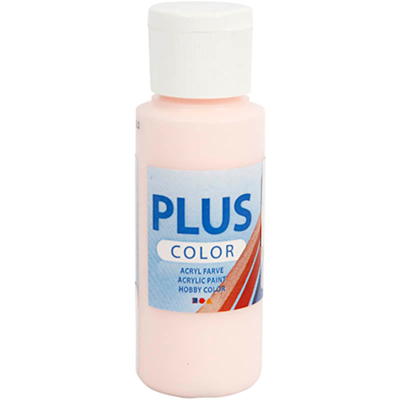 Plus Color Hobbymaling, pale rose, 60 ml/ 1 fl.