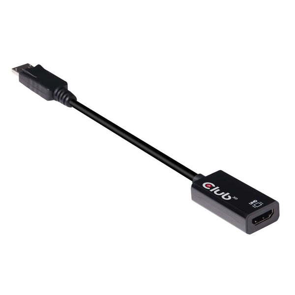 Club 3D CAC-1080 DisplayPort til HDMI 2.0a Adapter Sort