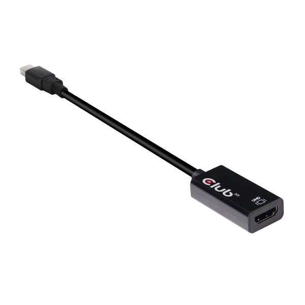 Club 3D CAC-1180 Mini DisplayPort 1.4 til HDMI 2.0a adapter Sort