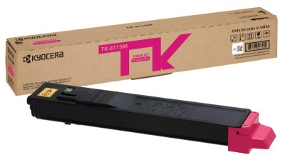 Kyocera TK 8115M Magenta 6000 sider Toner 1T02P3BNL0