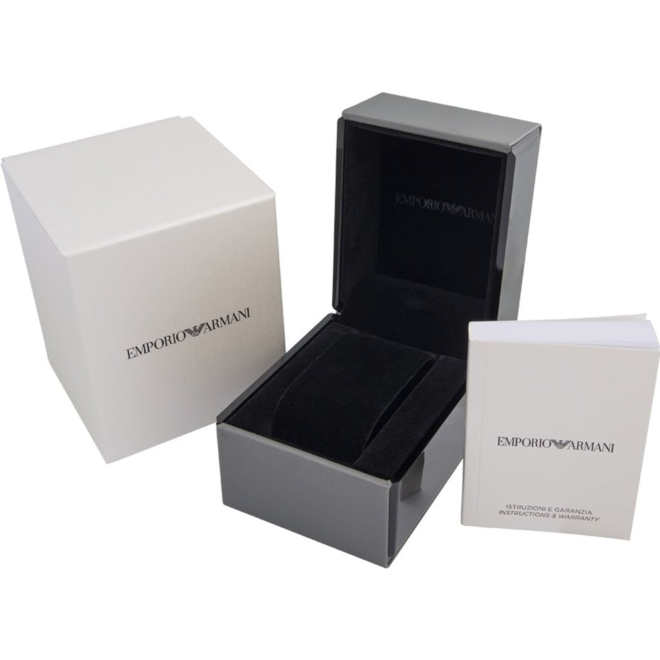 Emporio Armani herreur Ar11184 sort rustfrit stål