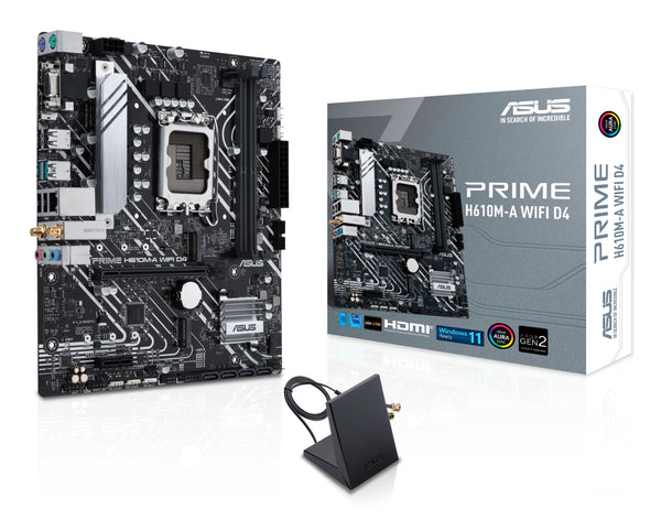ASUS PRIME H610M-A WIFI D4 Micro-ATX LGA1700  Intel H610