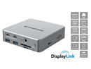 Conceptronic DONN25G dockingstation Ledningsført USB 3.2 Gen 2 (3.1 Gen 2) Type-C Sølv