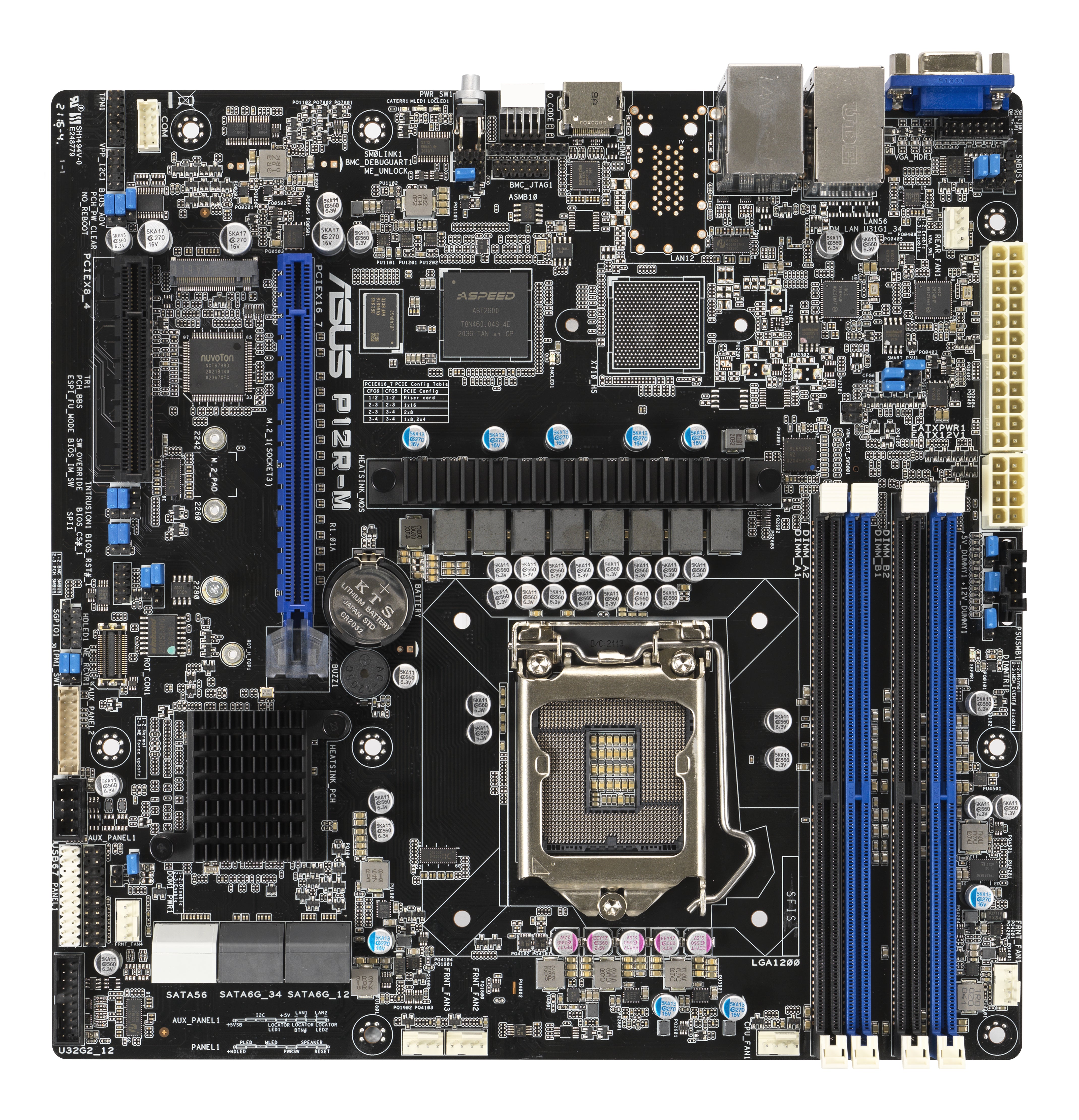 ASUS P12R-M Micro-ATX LGA1200  Intel C252