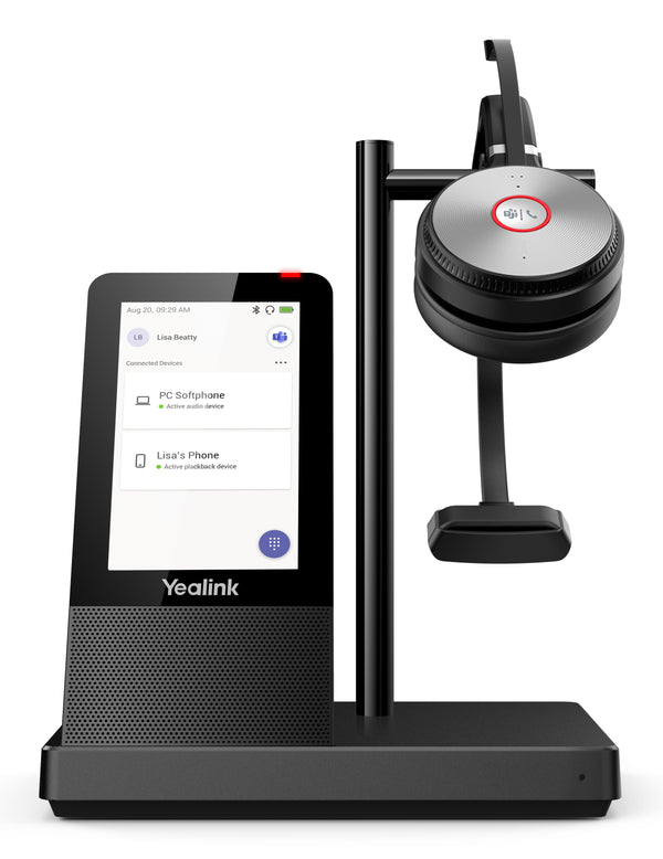 Yealink WH66 Mono Trådløs Headset Sort