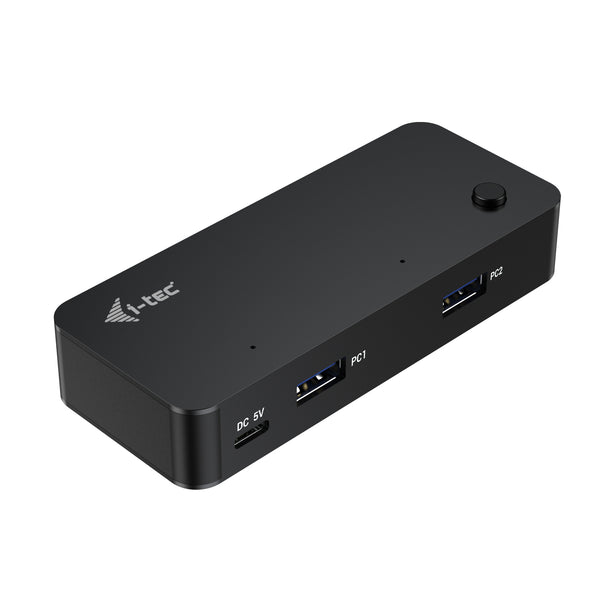 i-tec CAKVMHUB2A2C interface hub USB Type-C 5000 Mbit/s Sort