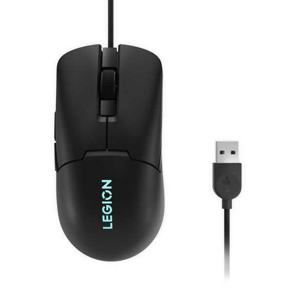 Lenovo Legion M300s RGB Optisk Kabling Sort