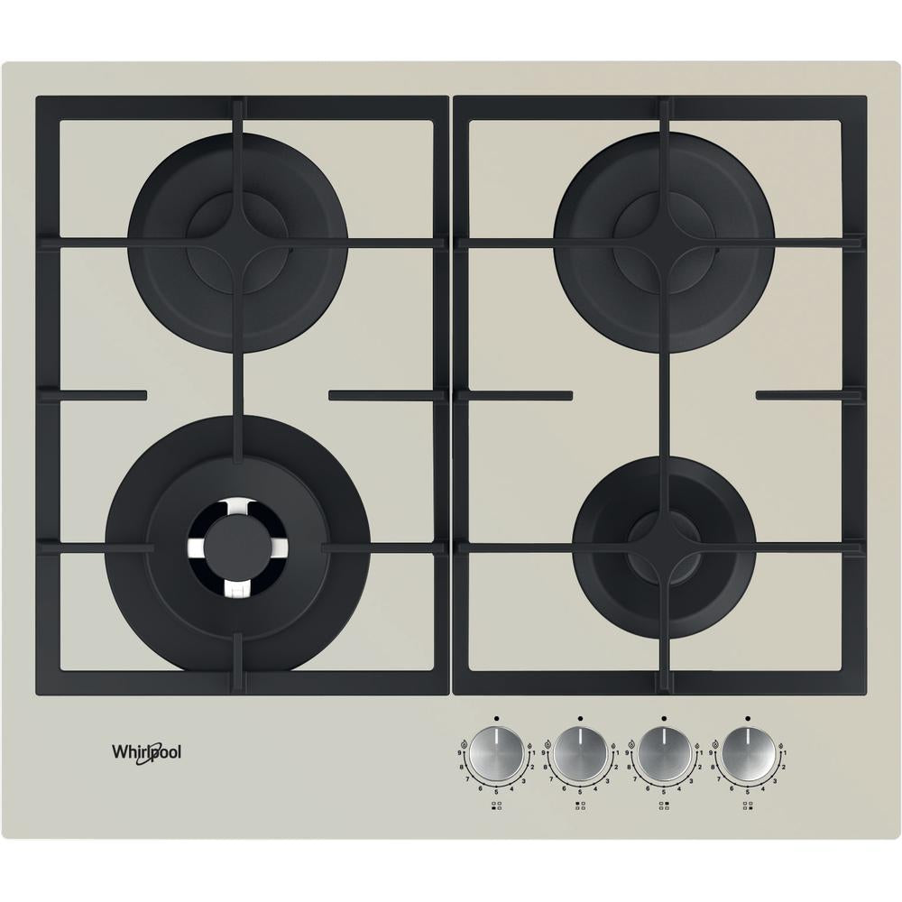 Whirlpool AKTL 629/S Sølv Indbygget Gaskomfur 4 zone(s)