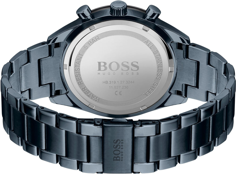 Hugo Boss herreur 1513865 Chronograph blå rustfrit stål