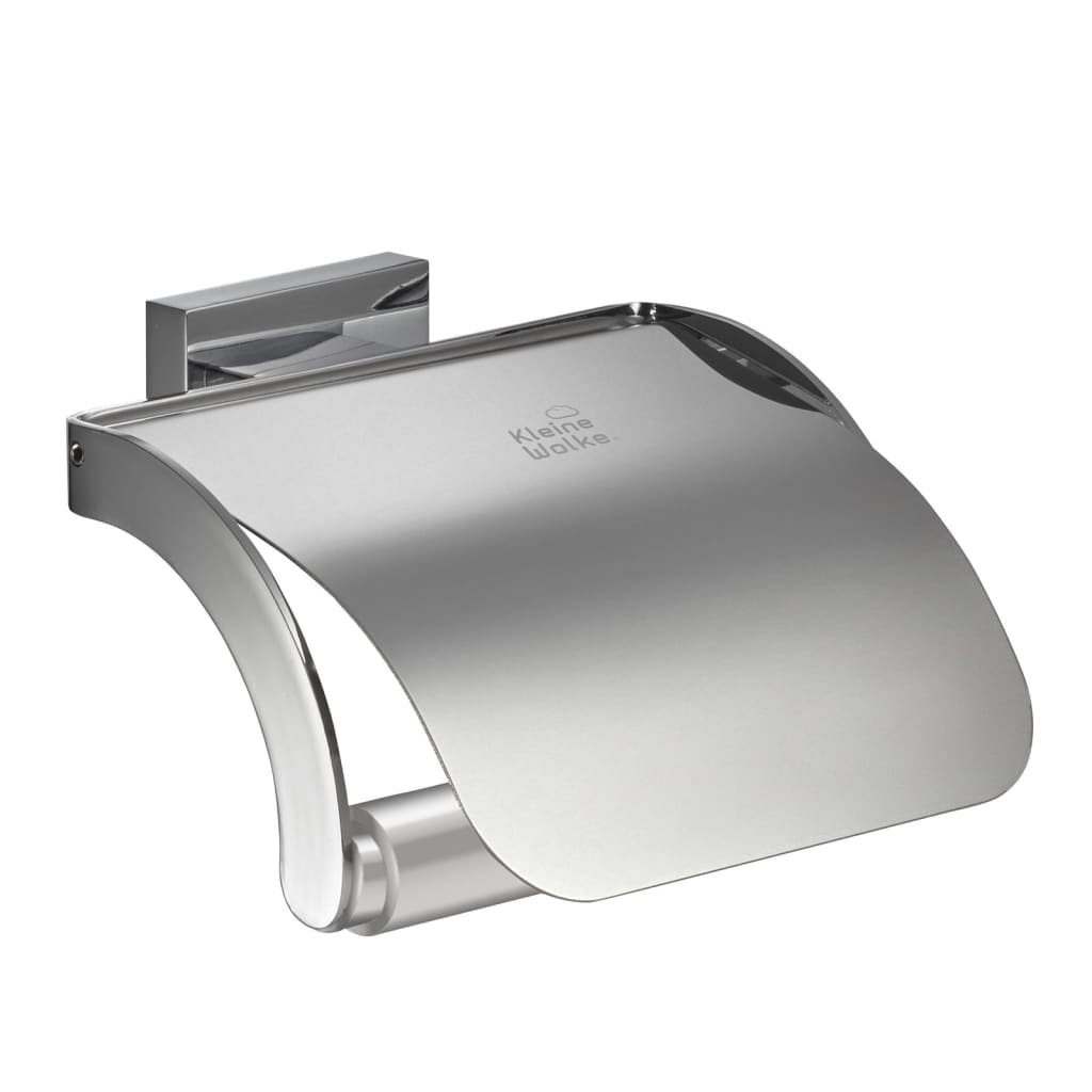Kleine Wolke Toiletrulleholder Med Låg Meo Sølvfarvet