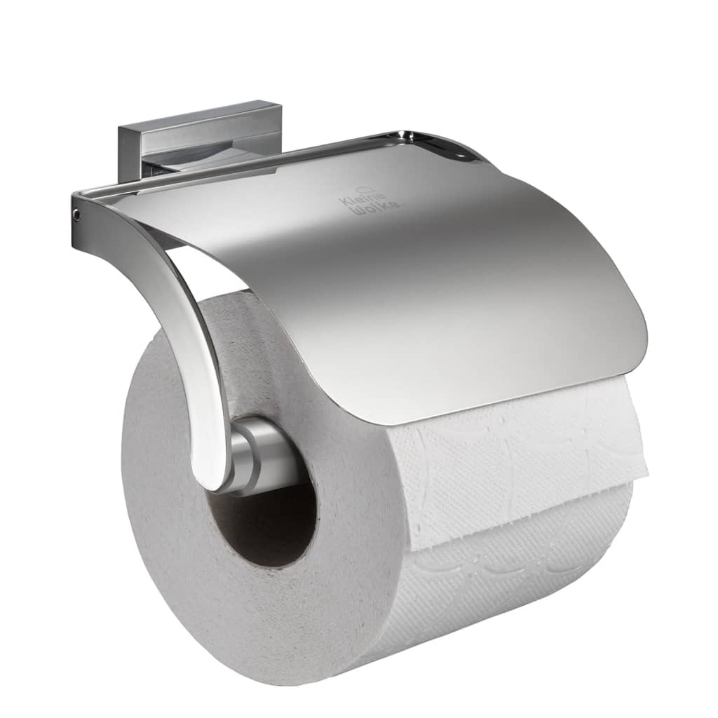 Kleine Wolke Toiletrulleholder Med Låg Meo Sølvfarvet