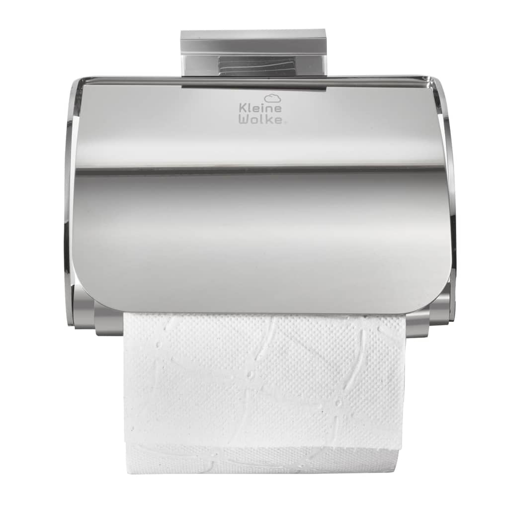 Kleine Wolke Toiletrulleholder Med Låg Meo Sølvfarvet