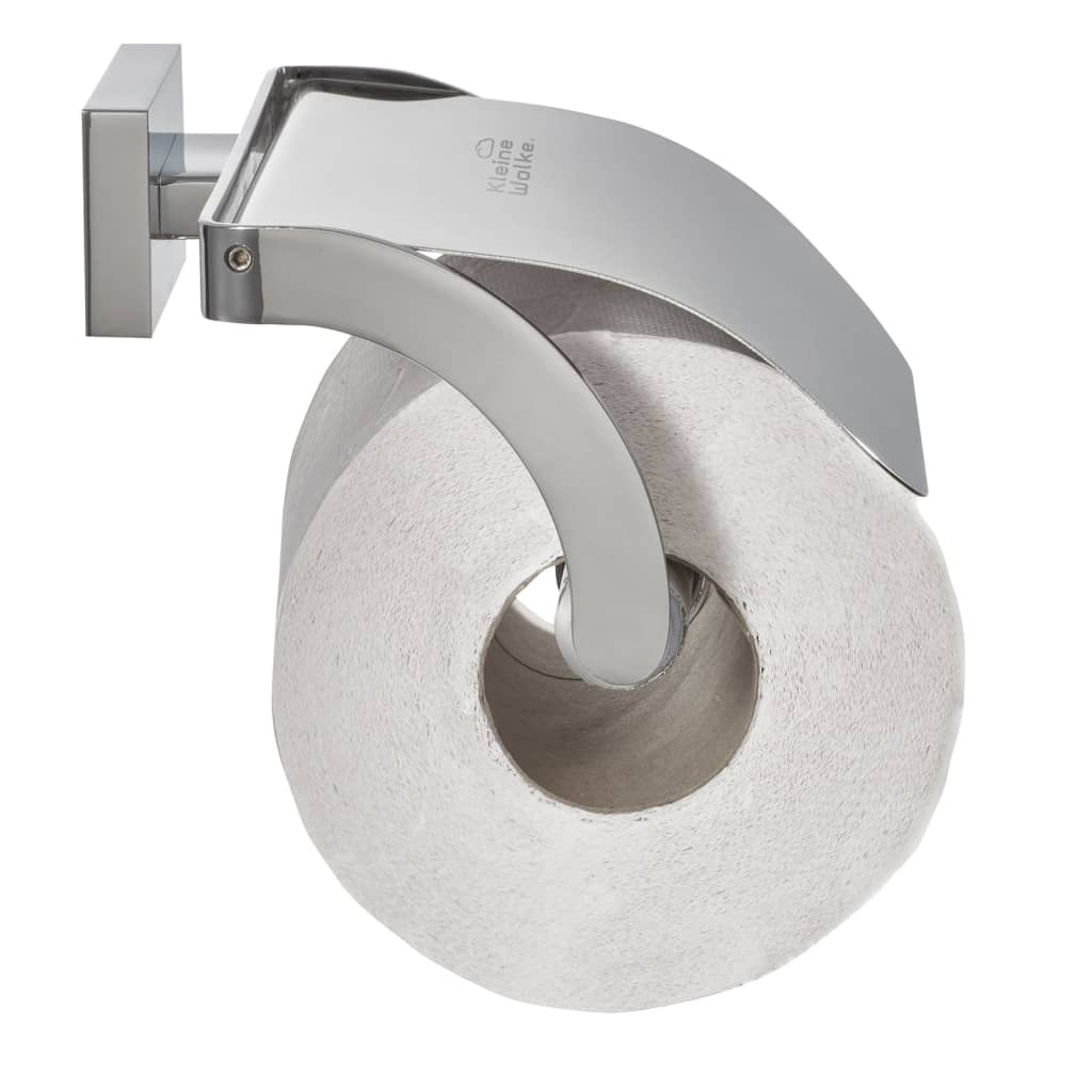 Kleine Wolke Toiletrulleholder Med Låg Meo Sølvfarvet