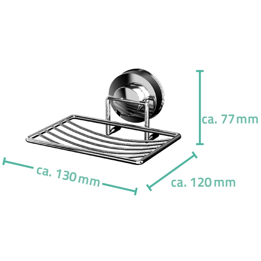 Ridder Sæbeskål Til Bruseren 13 X 12 X 7,7 Cm Krom 12040100