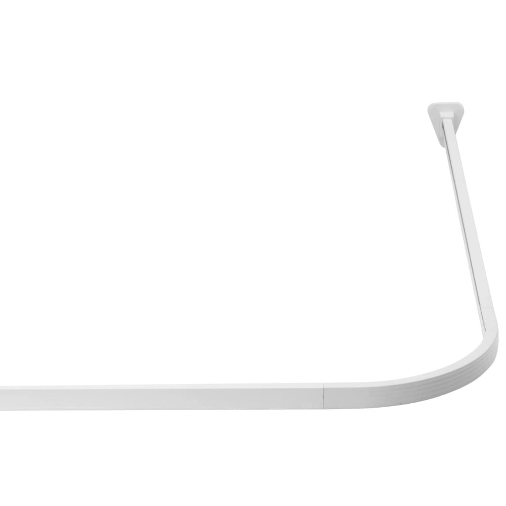 Ridder Universel Bruseforhængsskinne Hvid 160 X 70 Cm