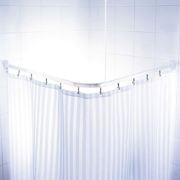 Ridder Universel Bruseforhængsskinne Hvid 160 X 70 Cm