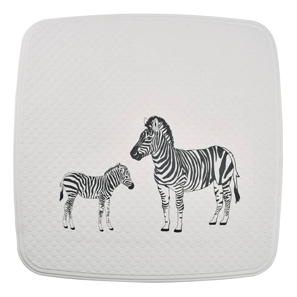 Ridder Brusemåtte Zebra 38X72 Cm Hvid Og Sort