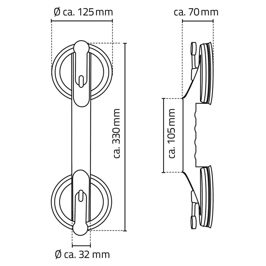 Ridder Støttegreb Med Sugekop 12,5 Cm 100 Kg A0150201