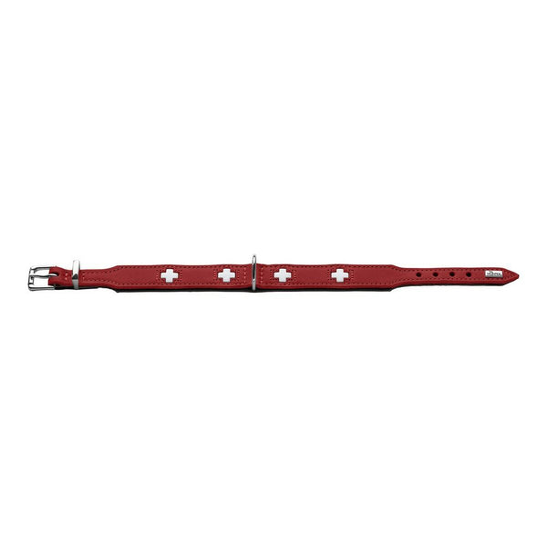 Hundehalsbånd Hunter Swiss Rød/Sort (41-49 cm)