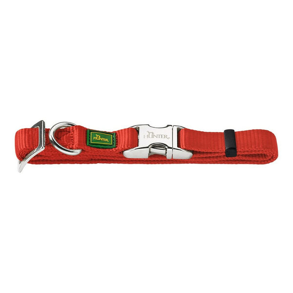 Hundehalsbånd Hunter Alu-Strong Rød Størrelse S (30-45 cm)