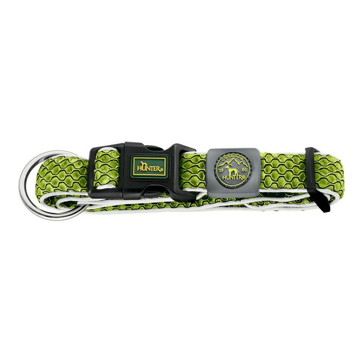 Hundehalsbånd Hunter Plus Gevind Størrelse XL Lime (45-70 cm)