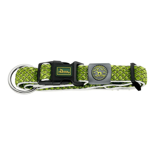 Hundehalsbånd Hunter Plus Gevind Størrelse XL Lime (45-70 cm)