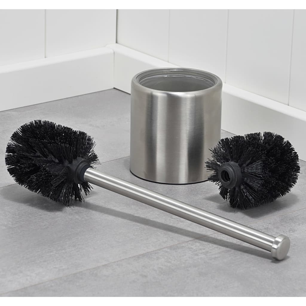 Hi Toiletbørste Med Holder 10 Cm Rustfrit Stål
