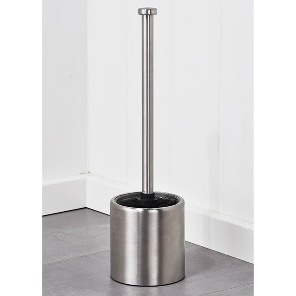 Hi Toiletbørste Med Holder 10 Cm Rustfrit Stål