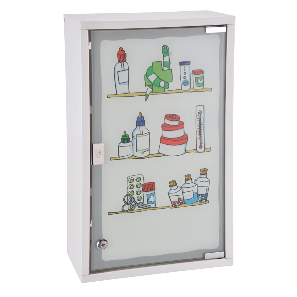 Hi Medicinskab 30 X 15 X 50 Cm Rustfrit Stål