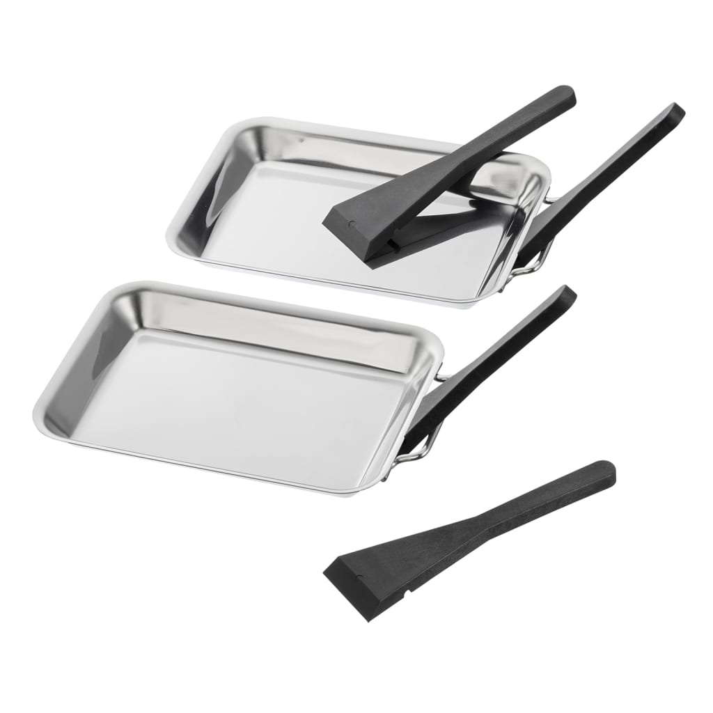 Hi Grillpander 6 Dele Rustfrit Stål