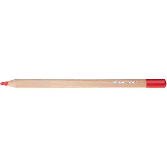 Edugreen Kraftige Farveblyanter, mine 5 mm, rød, 10 stk./ 1 pk.