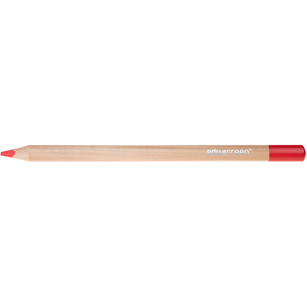 Edugreen Kraftige Farveblyanter, mine 5 mm, rød, 10 stk./ 1 pk.