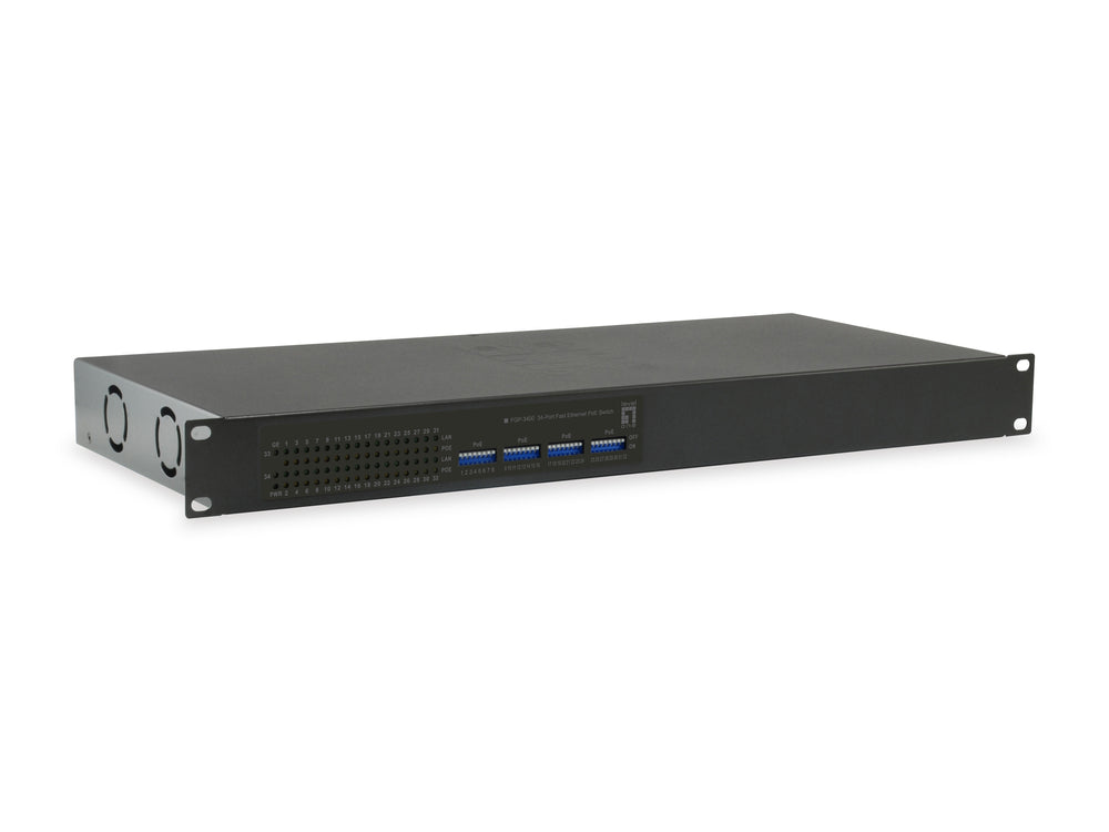 LevelOne FGP-3400W630 Switch 34-porte 10/100  PoE+