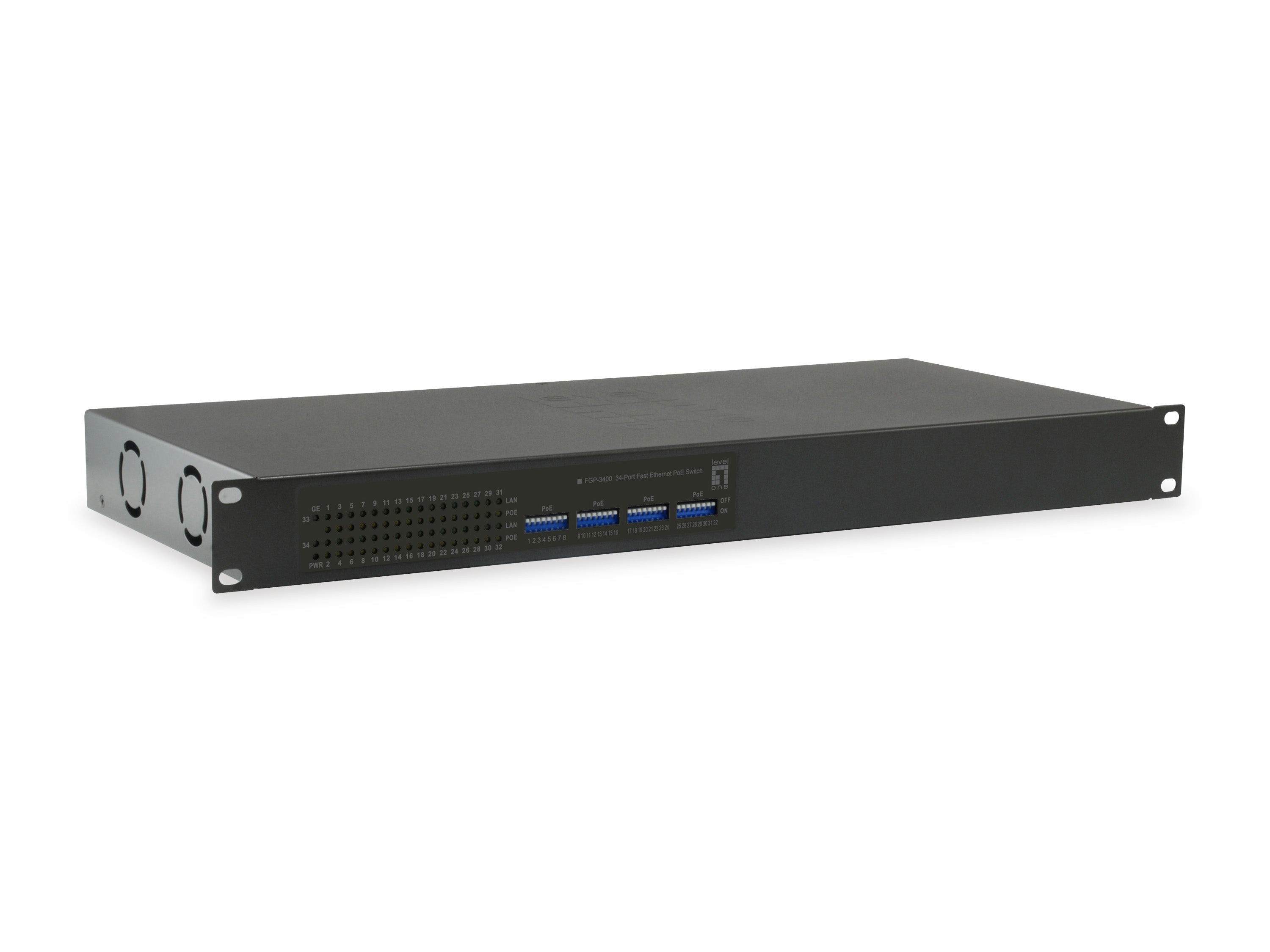 LevelOne FGP-3400W380 Switch 34-porte 10/100  PoE+
