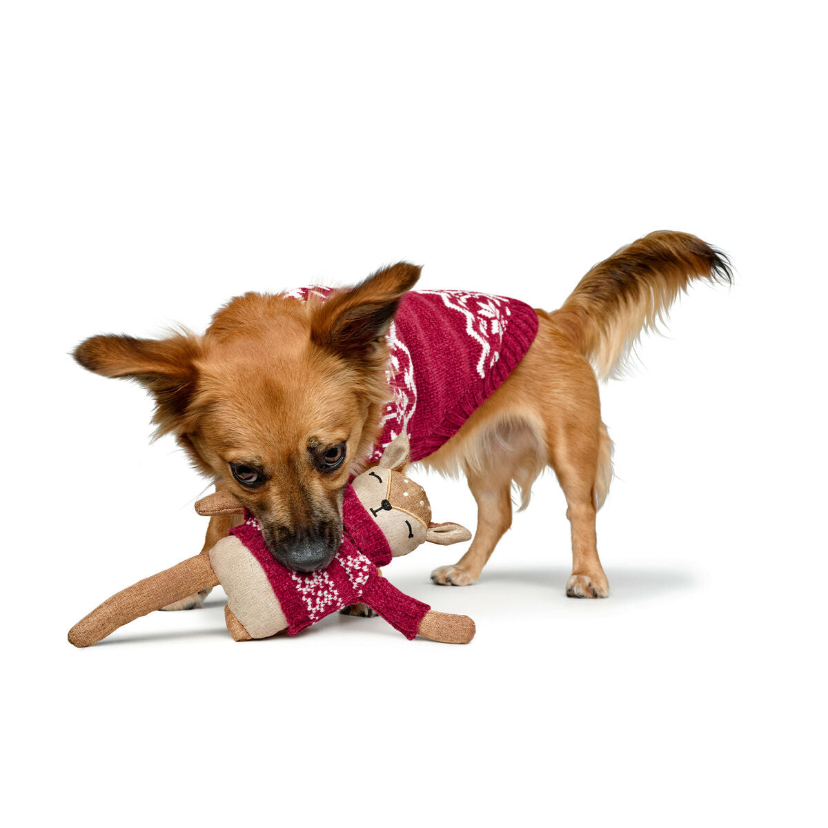 Plush legetøj til hunde Hunter Birka Brun Polyester Hjort